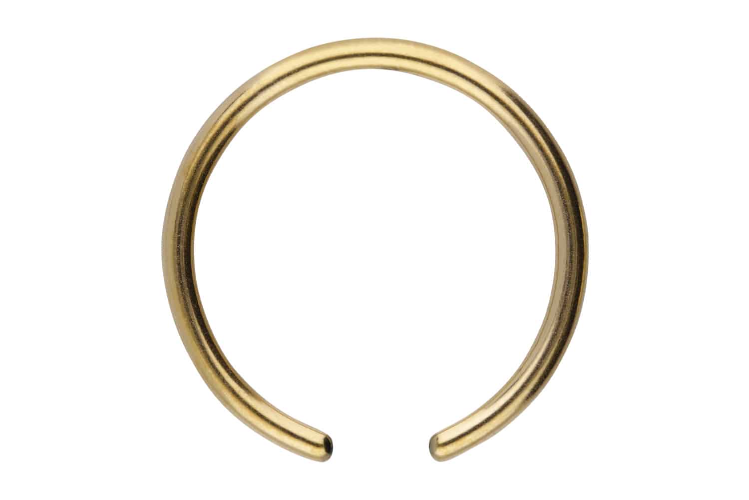 Titan Klemmkugelring Piercing ohne Kugel